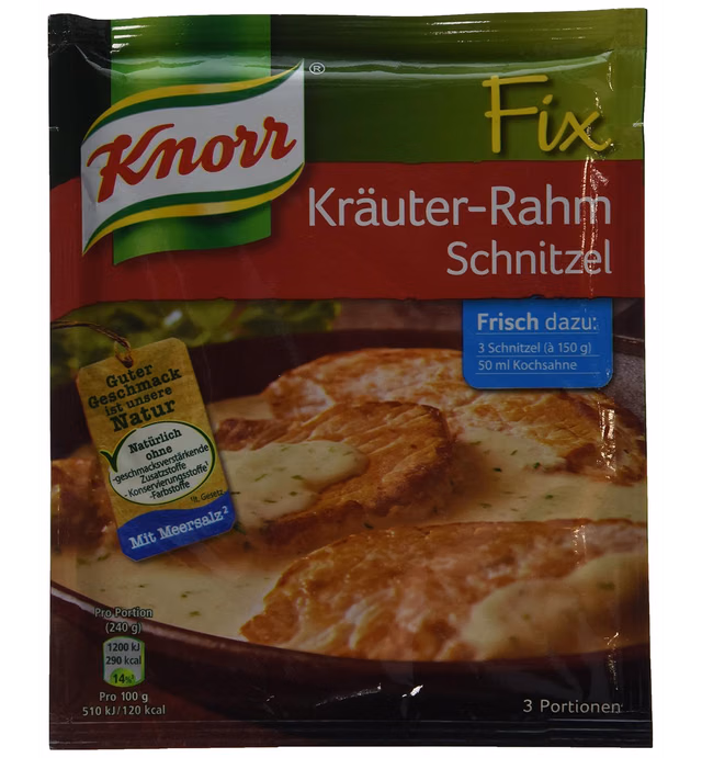 Knorr Krauter- Rahm Schnitzel Fix 47g