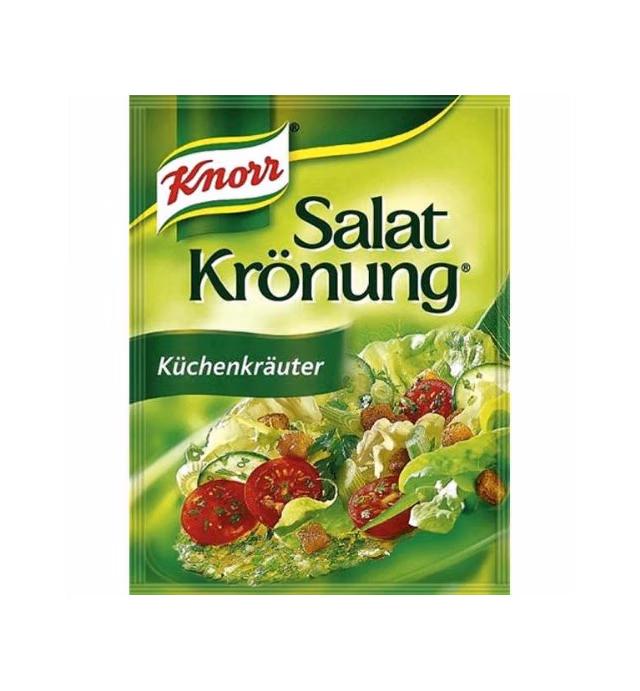 Knorr Kuchenkrauter Salad Dressing - Pack of 4 x 5 pcs ea.