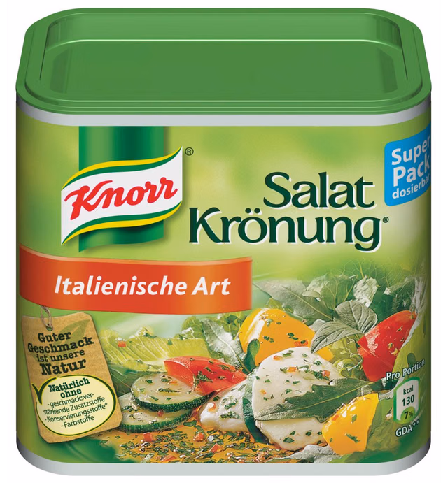 Knorr Salat Kroenung Italian Art Vinaigrette Mix- Container for 2.1 L