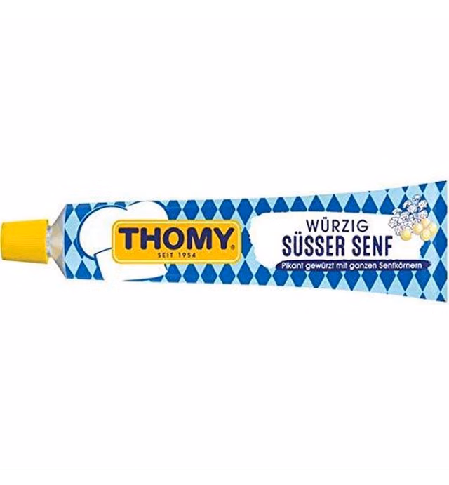 Thomy Spicy and Sweet Mustard - 200 ml Tube