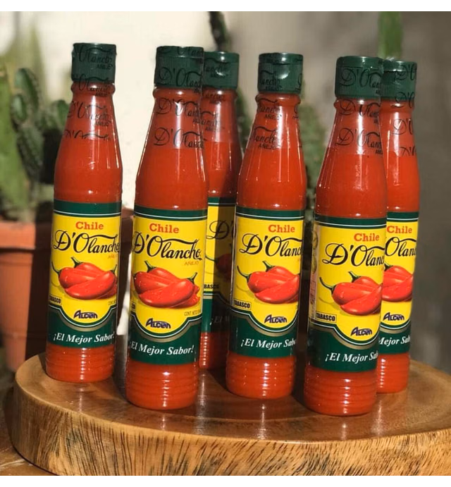 Salsa chile Picante D Olancho 4.5 onz/Hot Sauce from Honduras 2 bottle