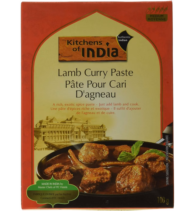 Kitchens Of India Paste Curry Lamb, 3.5 oz