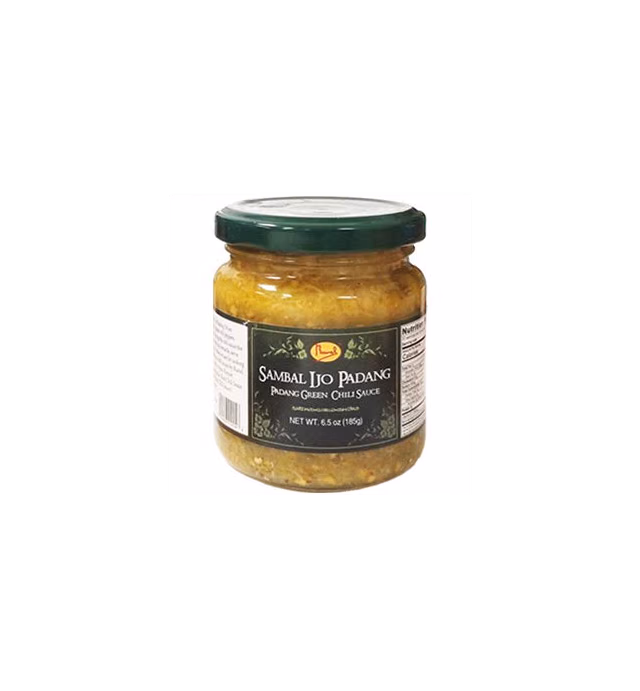 Runel Sambal Ijo Padang (Padang Green Chili Sauce) 6.5 oz (Pack of 6)