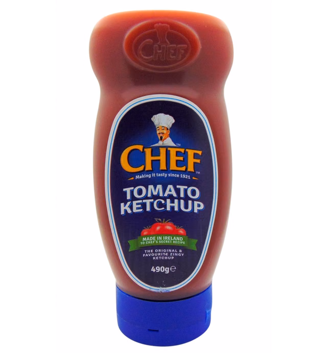 Chef Squeezy Tomato Ketchup Squeezy 490g