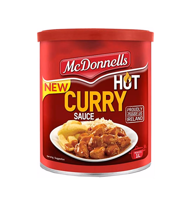 McDonnells Hot Curry Sauce 250g Tub