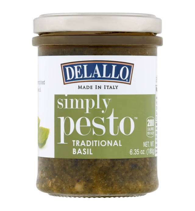 DeLallo - Genovese Basil Pesto, (2)- 6.35 oz. Jars