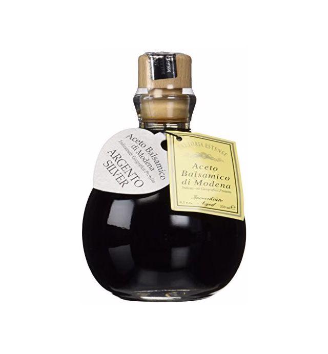Fattoria Estense Silver Label Aceto Balsamico Di Modena Vinegar, 8.5 Fluid Ounce
