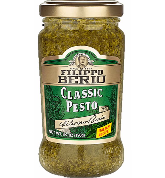 Filippo Berio Pesto, Classic Basil, 6.7 Ounce Glass Jar
