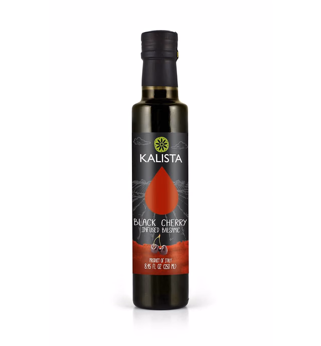 Kalista Black Cherry Balsamic Vinegar, Black Cherry Balsamic, 8.45 Fluid Ounce