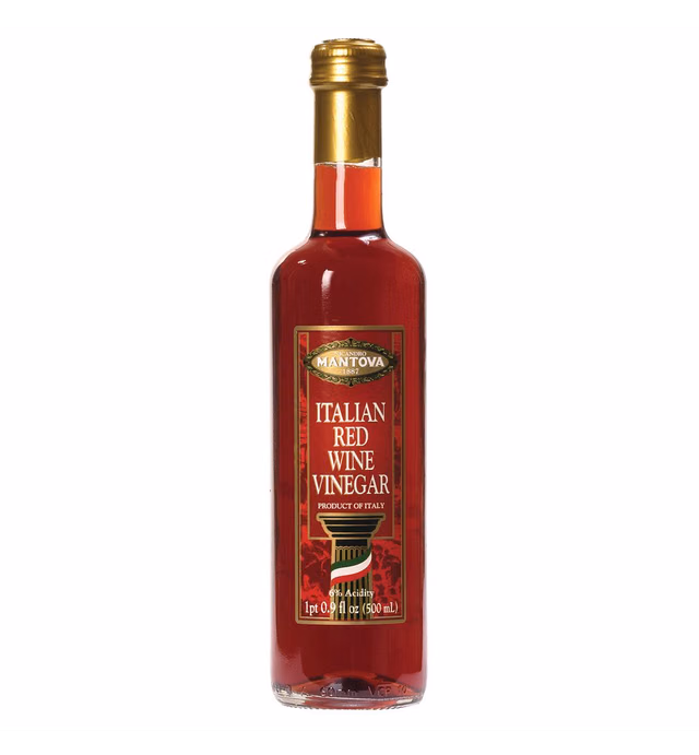 Mantova Italian Red Wine Vinegar, (Pack of 2) comes from a blend of Italian grapes,selected to achieve an intense aroma and exquisite flavor. Made with traditional methods and aged in fine wood casks.