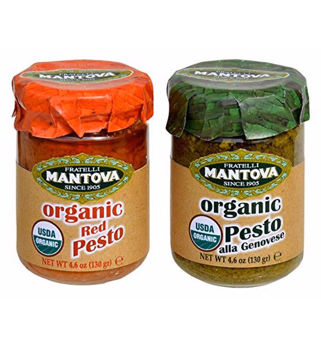 Mantova Organic Pesto Mix Pack, 4.6 Oz (Pack Of 2)