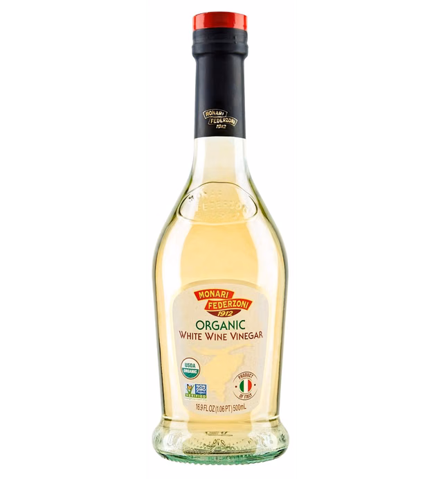 Monari Federzoni Organic White Wine Vinegar, Product of Italy, 16.9oz