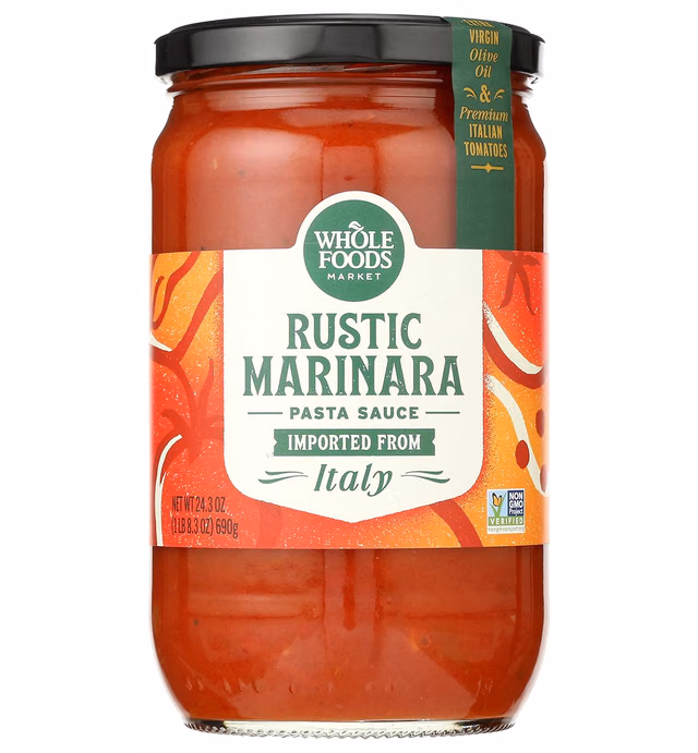 Whole Foods Market Marinara Pasta Sauce, 24.3 oz