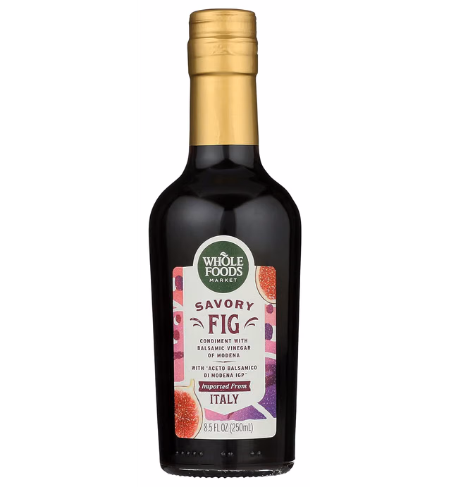 Whole Foods Market Savory Fig Condiment with Balsamic Vinegar of Modena, 8.5 oz