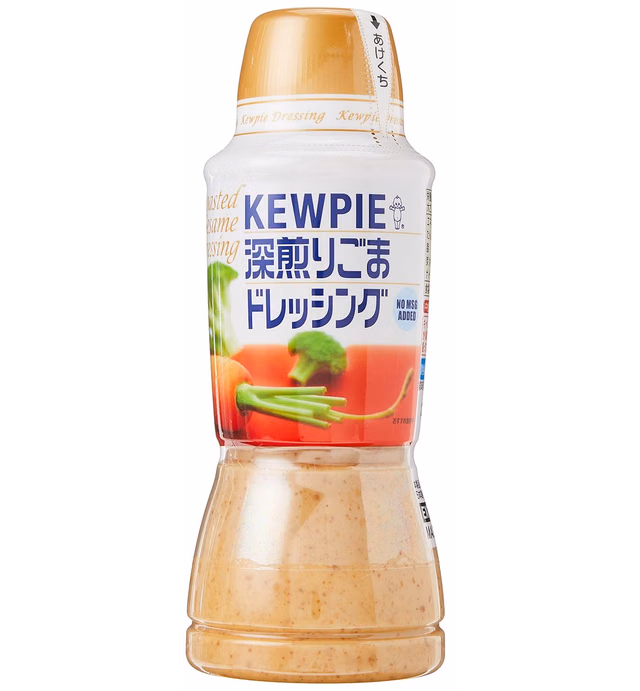 Authentic Japanese Kewpie Deep-Roasted Sesame Salad Dressing (13.4 fl oz)