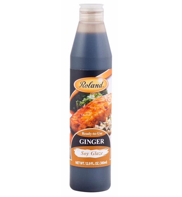 Roland Foods Ginger Soy Glaze, Specialty Imported Food, 12.9-Ounce Bottle