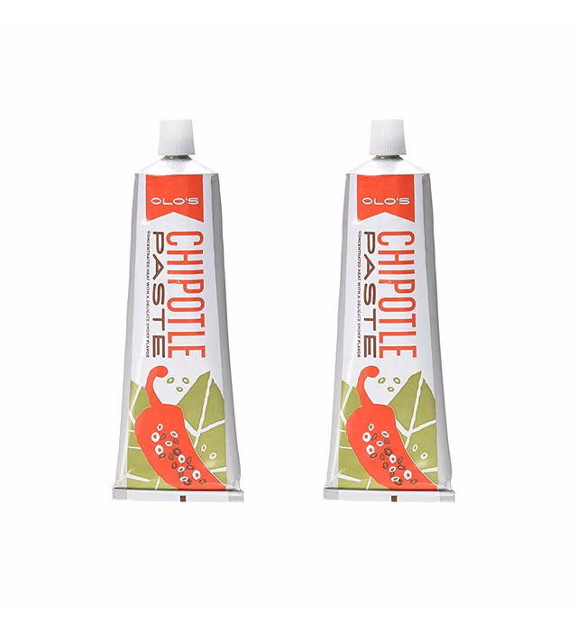 Two-Pack of 4 oz Olo's All Natural Gourmet Chipotle Paste - Gluten Free