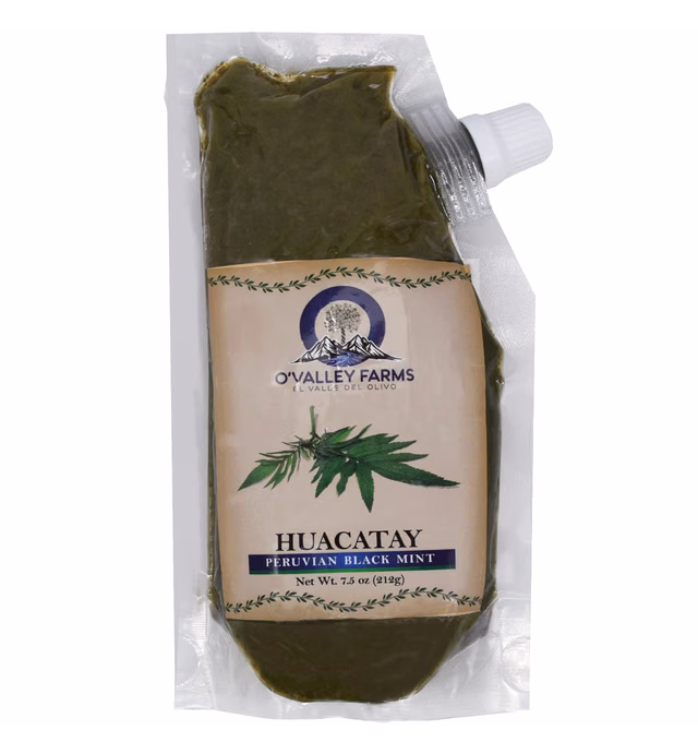 O'Valley Farms - Huacatay (Peruvian Black Mint Paste), 7.5 oz (Pack of 1)