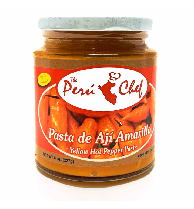 PeruChef Pasta de Aji Amarillo / Yellow Hot Pepper Paste 8oz