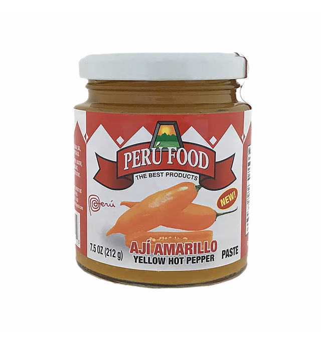 Peru Food Aji Amarillo Paste - Hot Yellow Pepper Paste - 7.5 ounces Jar