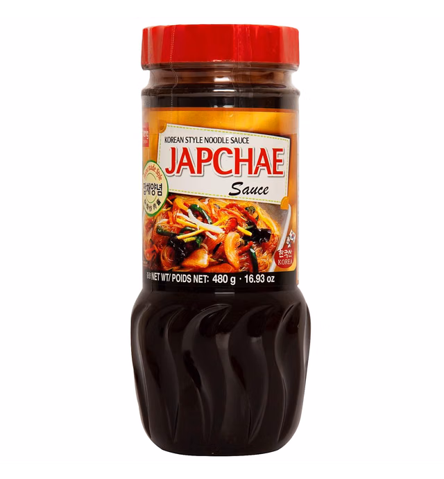 Wang Japchae Sauce, Savory and Slightly Sweet, Easy and Convenient Sauce for Vermicelli and Glass Noodles, 16.93 Ounce