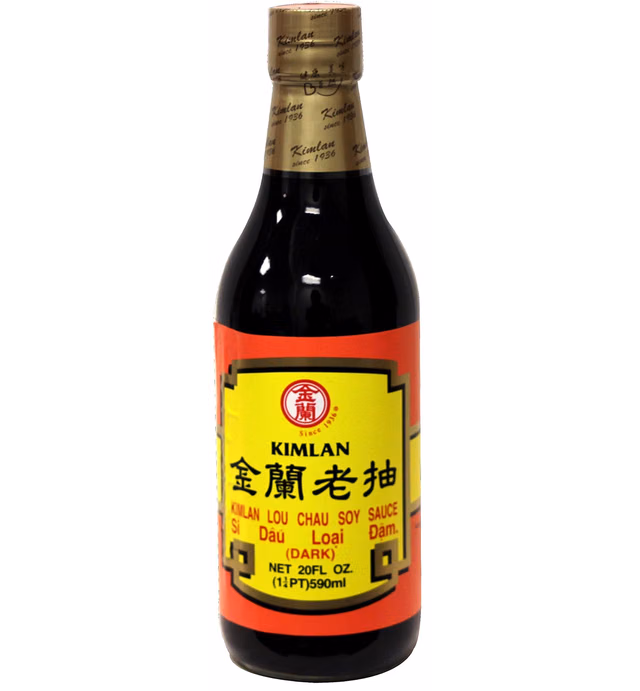 Kimlan Lou Chau Soy Sauce (Dark Soy) - 20 oz.