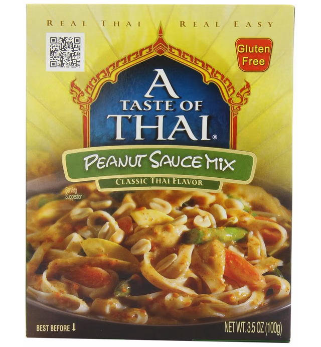 A Taste of Thai Peanut Sauce Mix, 3.5-Ounce Packets (Pack of 12)