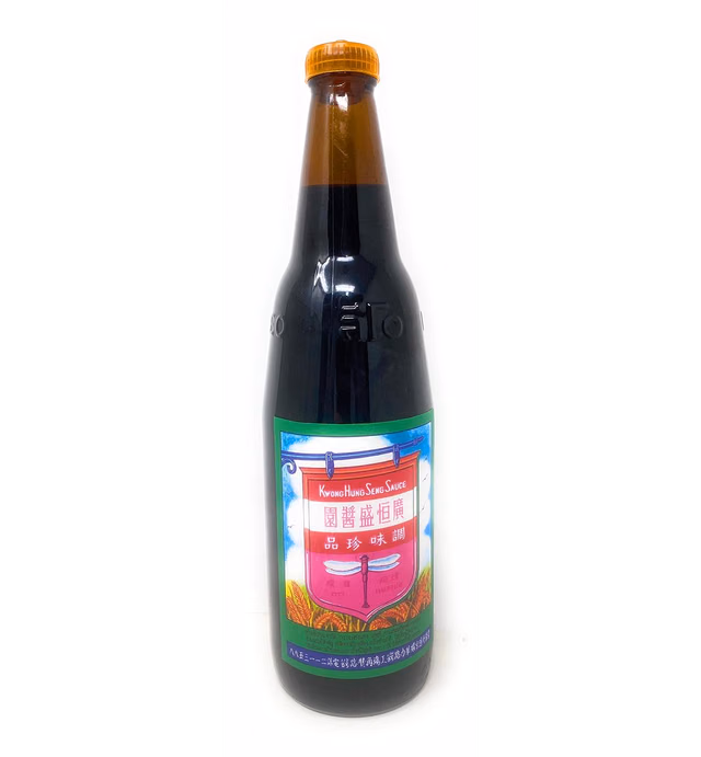 Kwong Hung Seng Black Soy Sauce 21oz (1pt. 5oz), 1 Pack