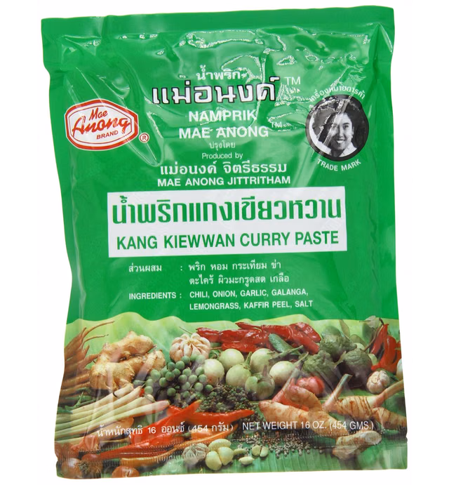 Mae Anong Green Curry Paste, 16-Ounce
