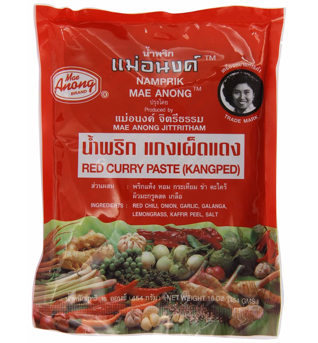Mae Anong Red Curry Paste, 16-Ounce