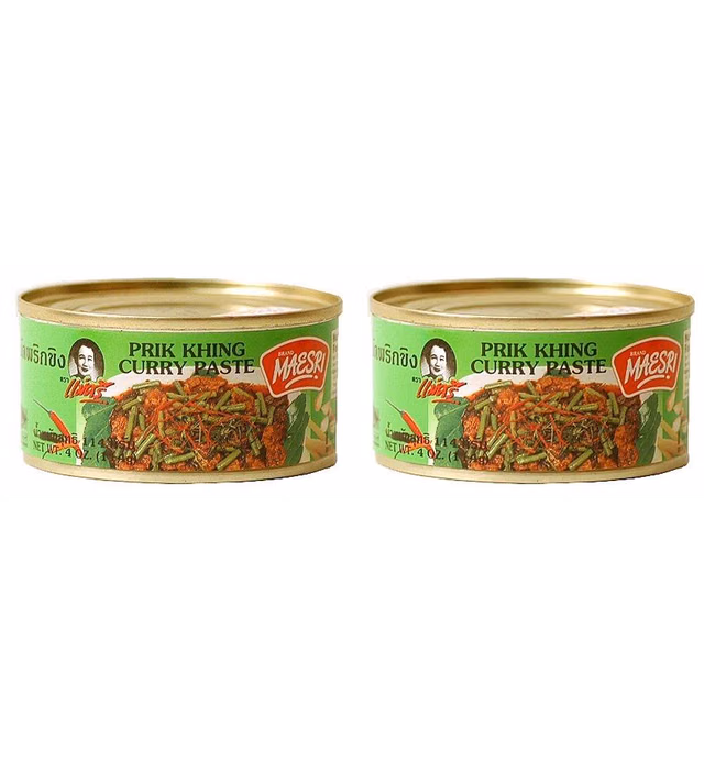 Maesri Prik Khing Curry Paste (Pack of 4)