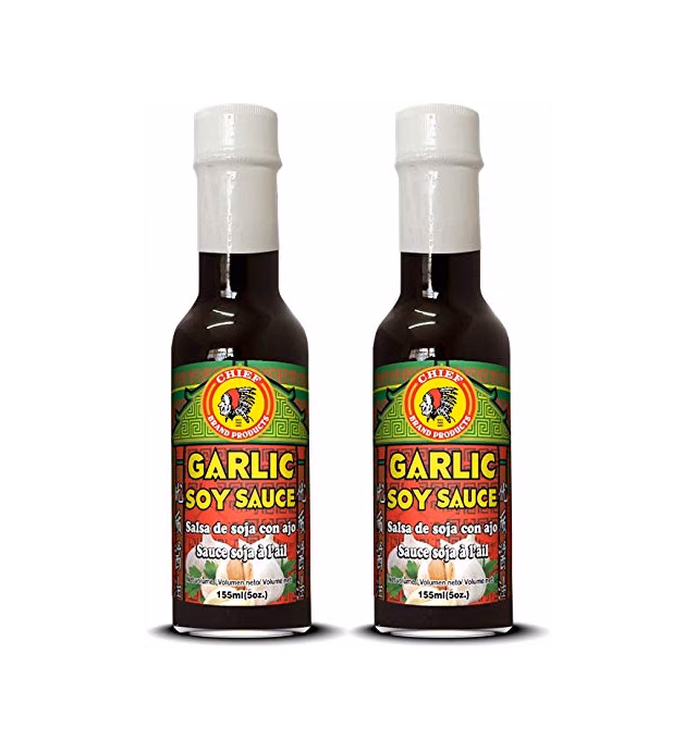 GARLIC SOY SAUCE / SALSA DE SOJA CON AJO 5 OZ (2PK)
