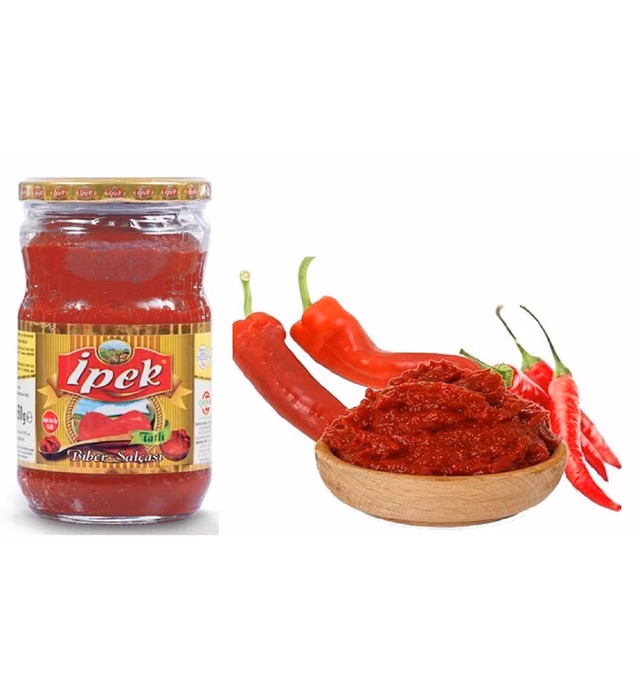 ipek Sweet Red Pepper Paste Sauce Turkish 22.92 oz 650 gr