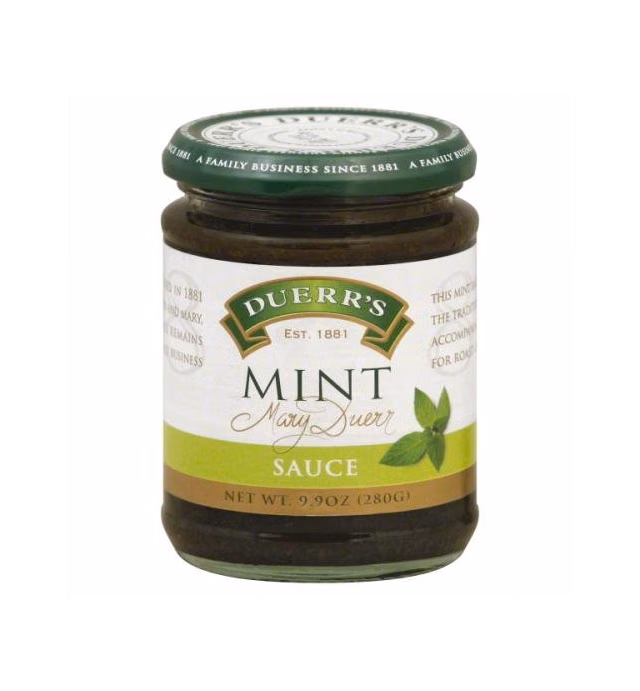 Duerr's English Mint Sauce, 9.9-ounce Jars (Pack of 6)