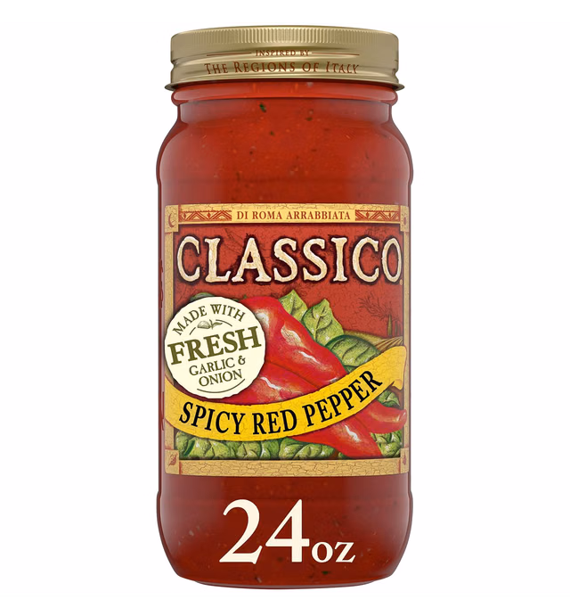 Classico, Spicy Red Pepper Pasta Sauce, 24 oz