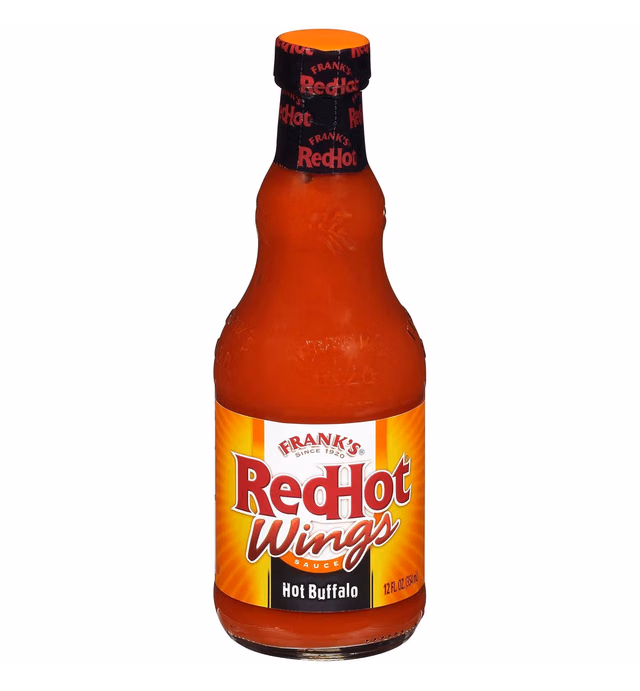 Frank's RedHot Hot Buffalo Wings Hot Sauce, 12 fl oz