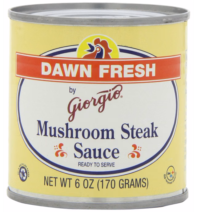 Giorgio Dawn Fresh Mushroom Steak Sauce, 6-Ounce (Pack of 12)