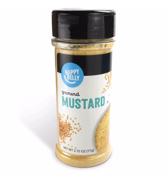 Amazon Brand - Happy Belly Ground Mustard, 2.75 Ounces
