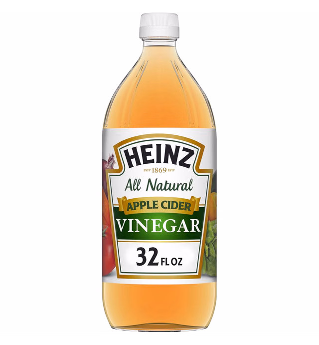 Heinz All Natural Apple Cider Vinegar with 5% Acidity (32 fl oz Bottle) - Packaging may vary