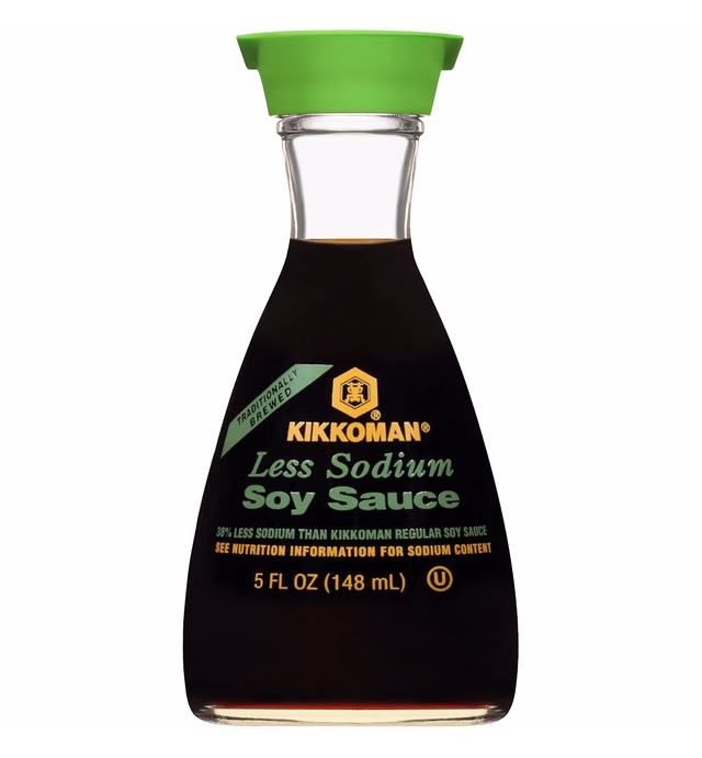 Kikkoman Lite Soy Sauce, Cruet, 5 oz