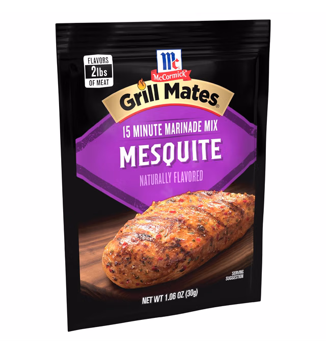 McCormick Grill Mates Mesquite Marinade Mix, 1.06 oz (Pack of 12)
