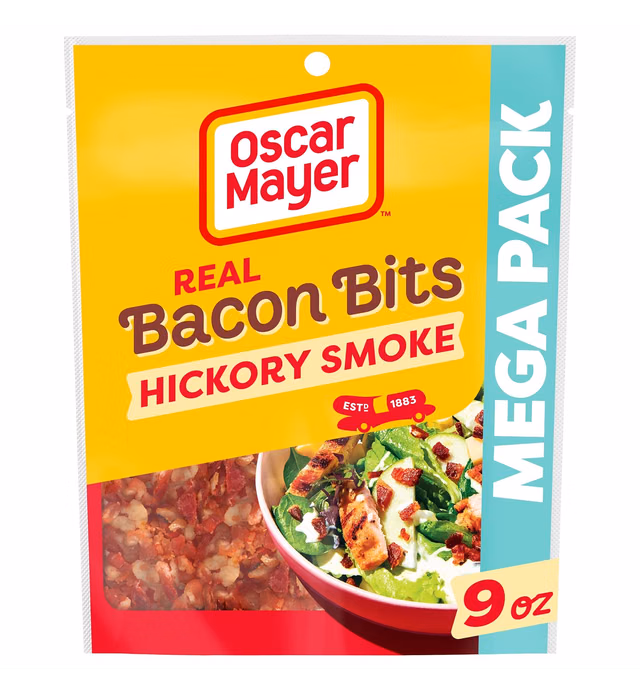 Oscar Mayer Real Bacon Bits Mega Pack, 9 oz Bag, 2-2.5 cups