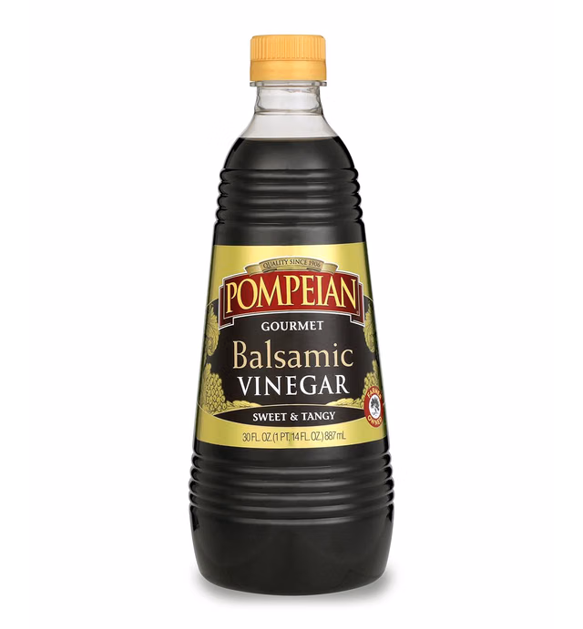 Pompeian Gourmet Balsamic Vinegar, Perfect for Salad Dressings, Sauces, Seafood & Meat Dishes, Naturally Gluten Free, 30 FL. OZ.