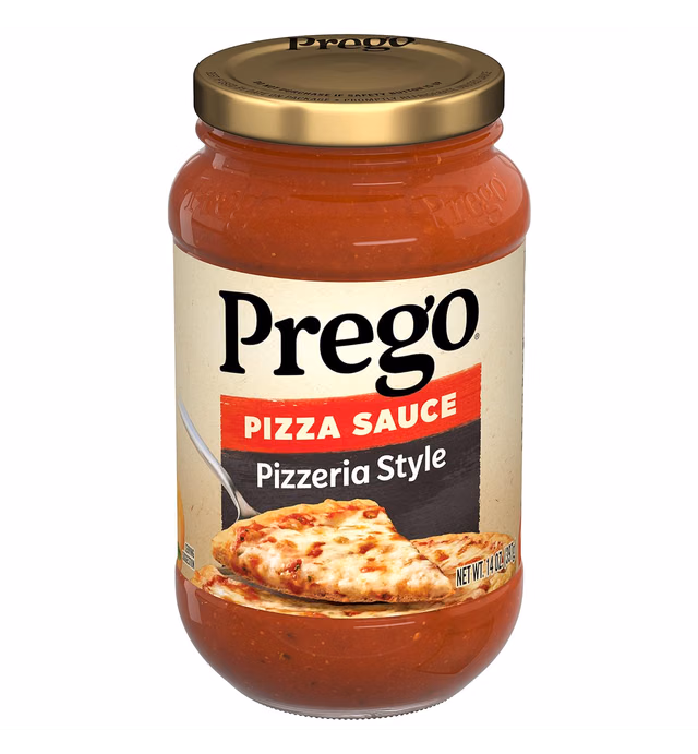 Prego Pizzeria Style Pizza Sauce, 14 OZ Jar