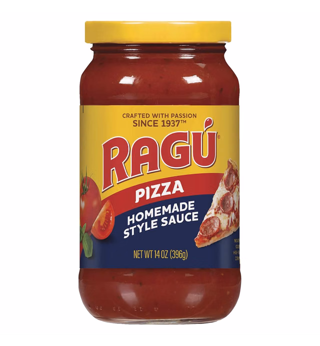 Ragu Homemade Style Pizza Sauce, Perfect for Quick and Easy Italian Pizza at Home, 14 OZ