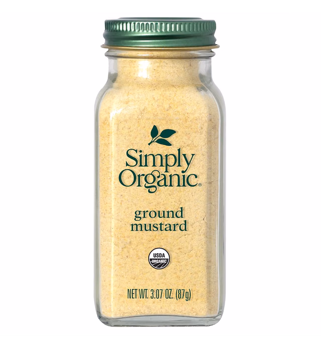 Simply Organic Ground Mustard Seed, Certified Organic | 3.07 oz | Sinapis alba L.