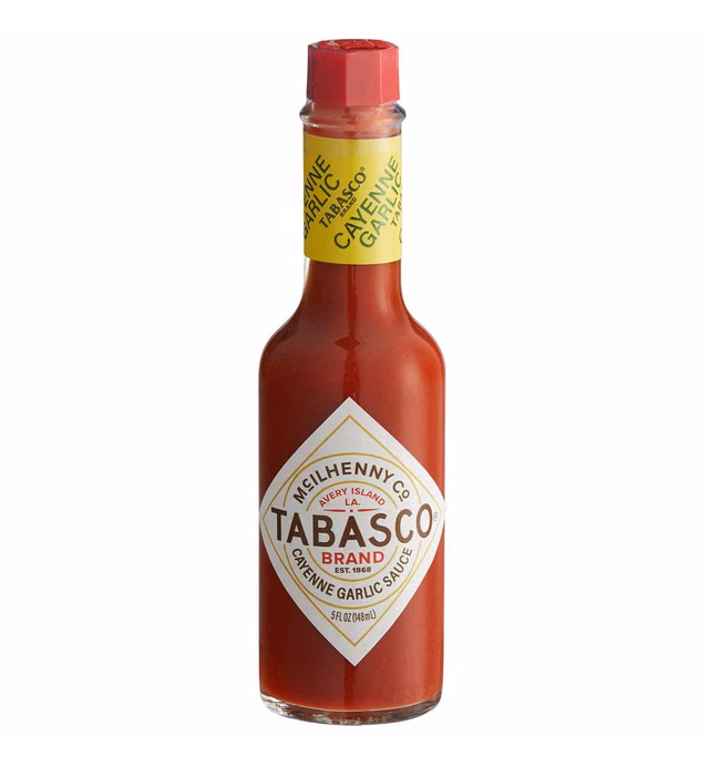 Tabasco Pepper Sauce, Garlic, 5 Ounce