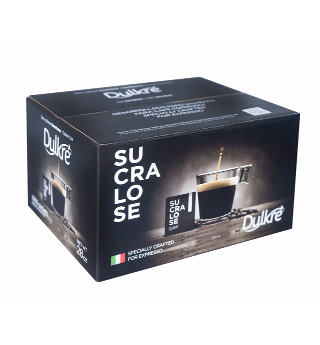 Dulkre Sucralose Expresso 1000 Packets – Zero Calories Sweetener Specially Crafted for Coffee Express, Kosher, Keto Friendly – Gluten and Aspartame Free