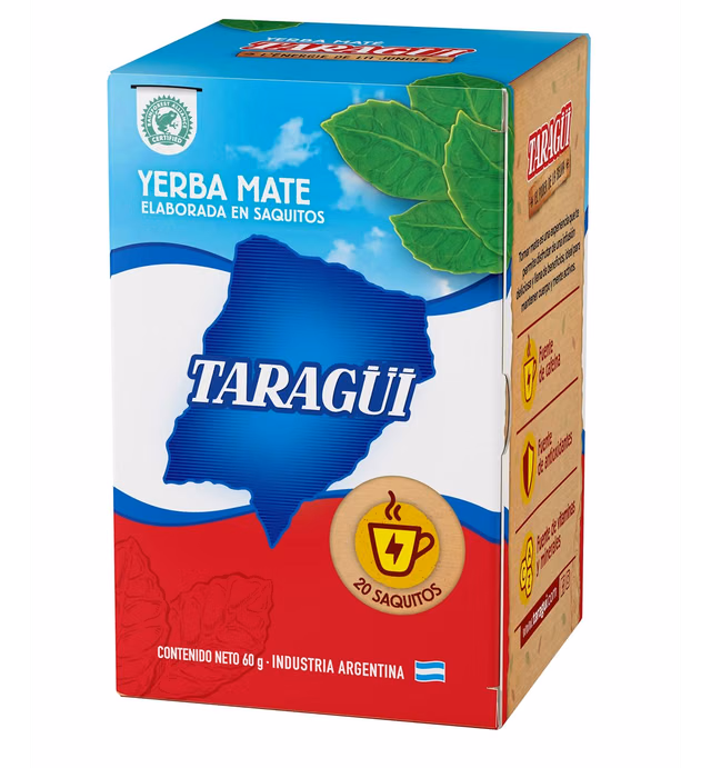 Taragüi Yerba Mate, 20 wrapped tea bags