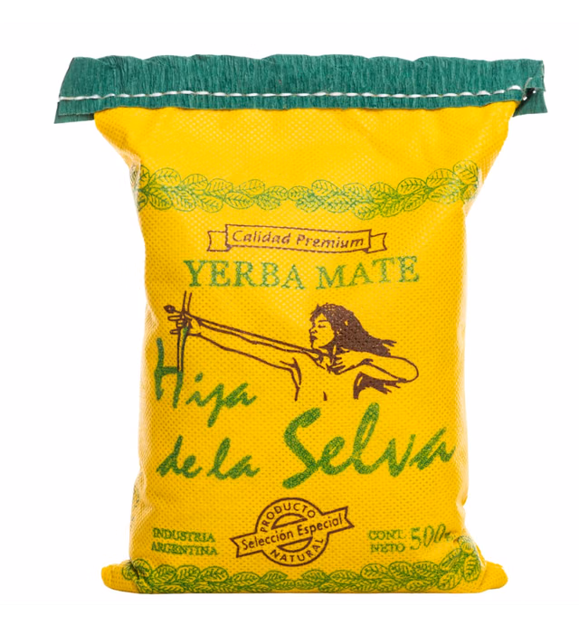 The Arg Hija De La Selva Organic Yerba Mate Tea Loose Leaf Green Teas Organic Drink Cup Matte Argentinian Yerbamate Herbamate Organica Unsmoked Llerba 500gr